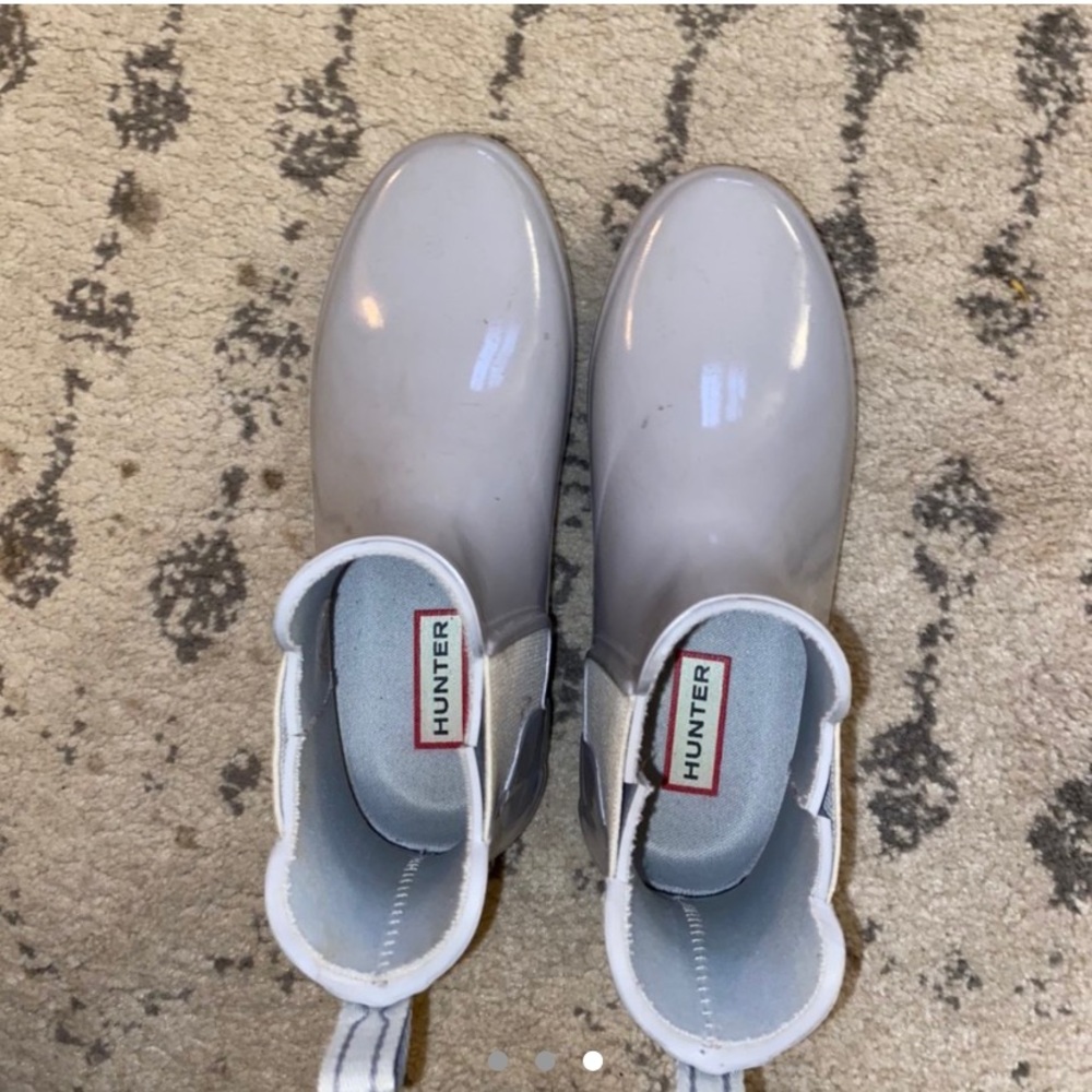 Blue/Gray Hunter Rain Boots! - Picture 2 of 3